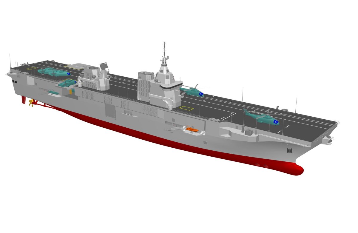 Десантный корабль (УДК) "Триест" (Trieste).