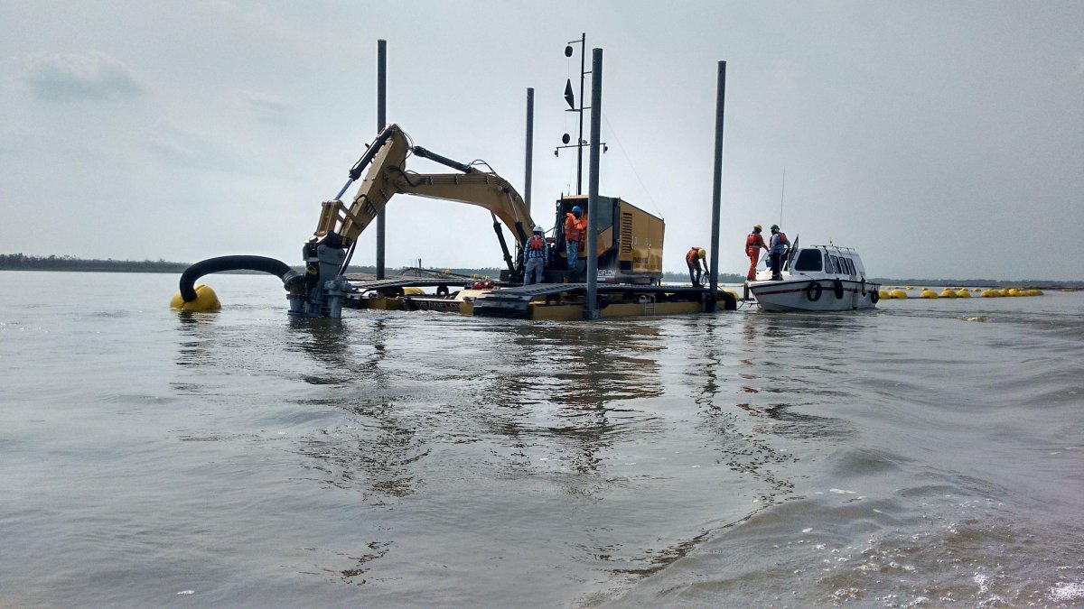 Земснаряд-амфибия Watermaster