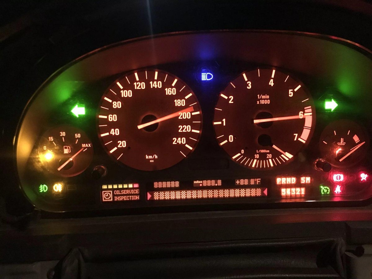 Приборка BMW e39