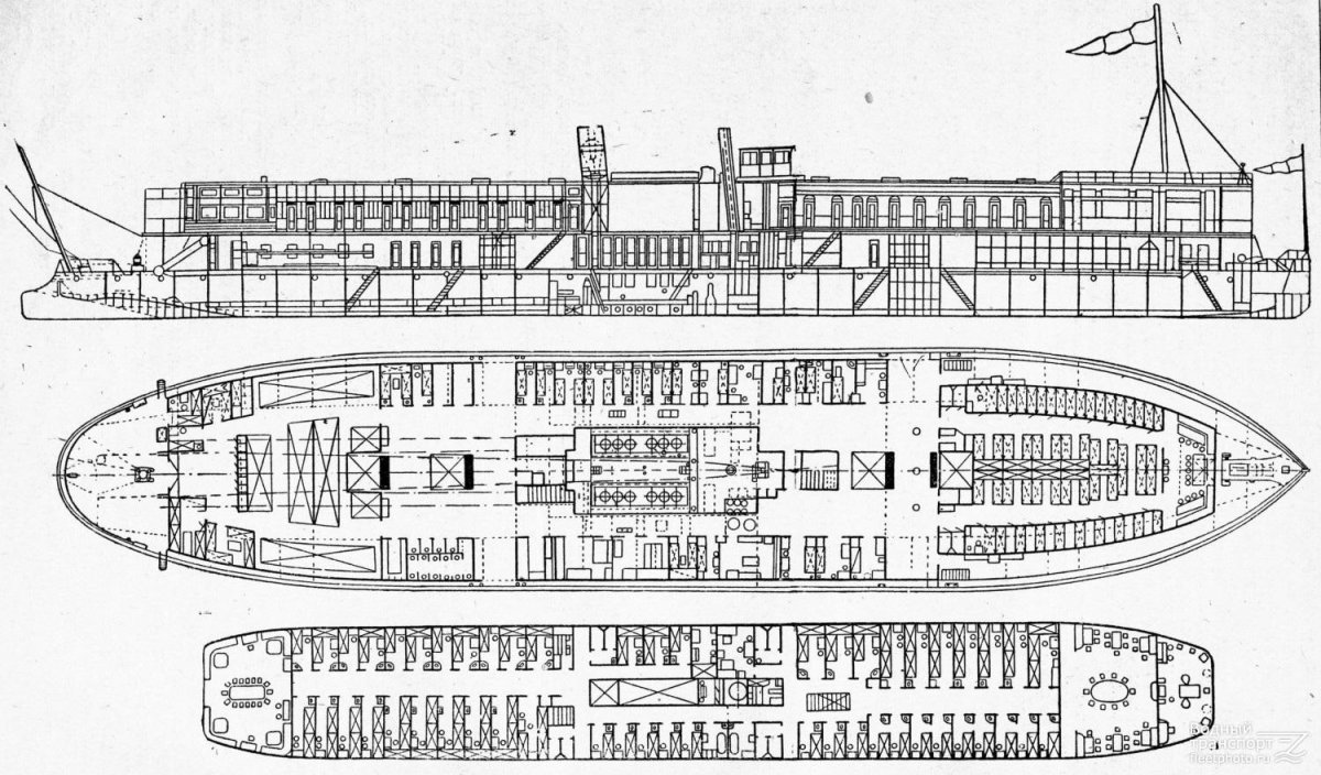 Колёсные пароходы проекта 737