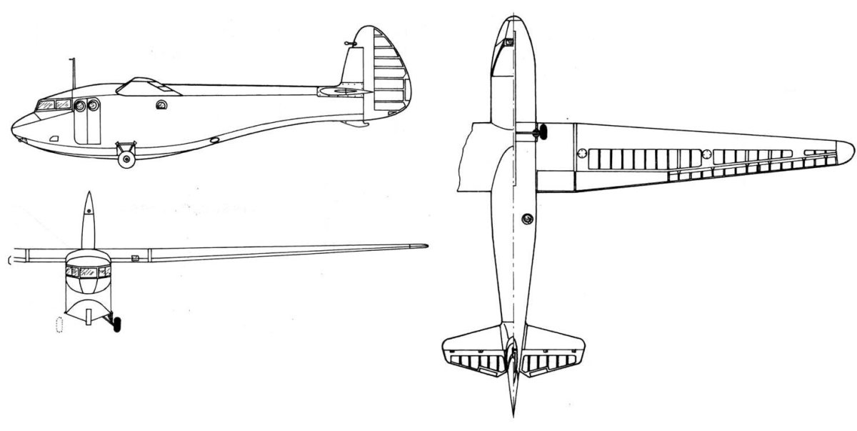 Планер Антонова а-7
