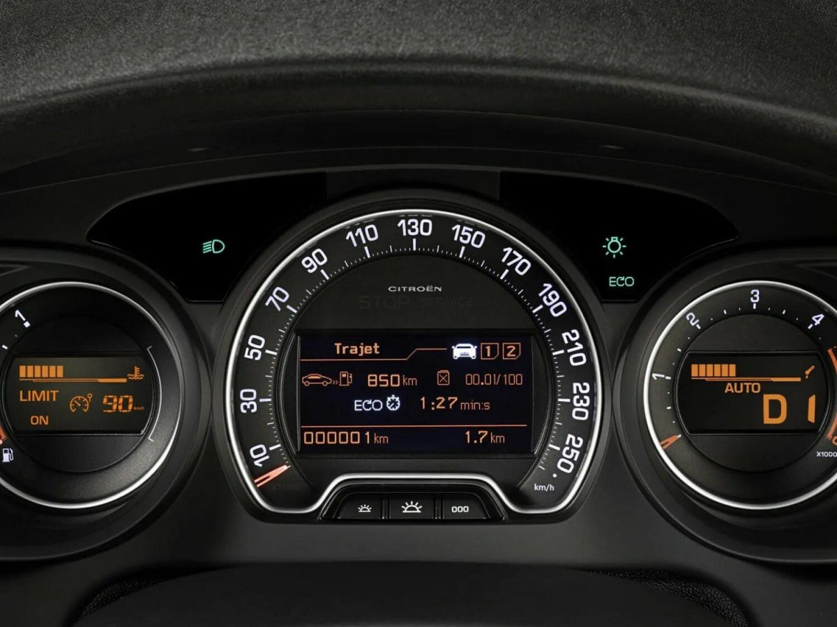 Citroen c5 приборная панель