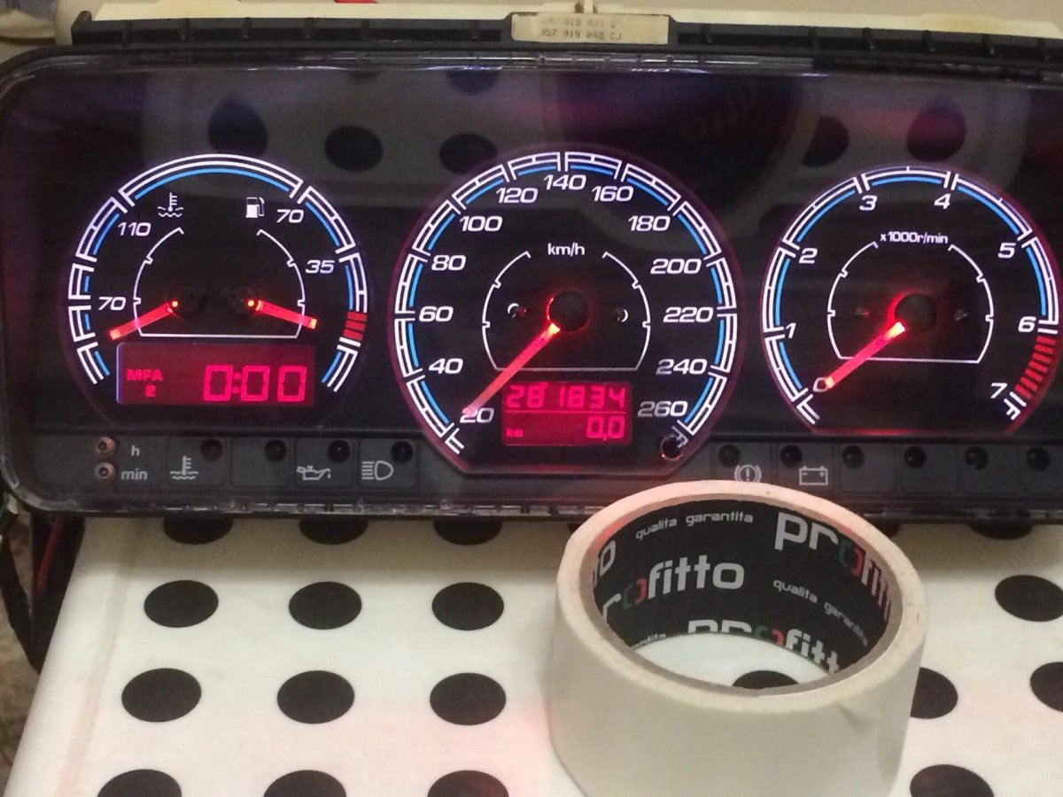 Приборка МФА гольф 3