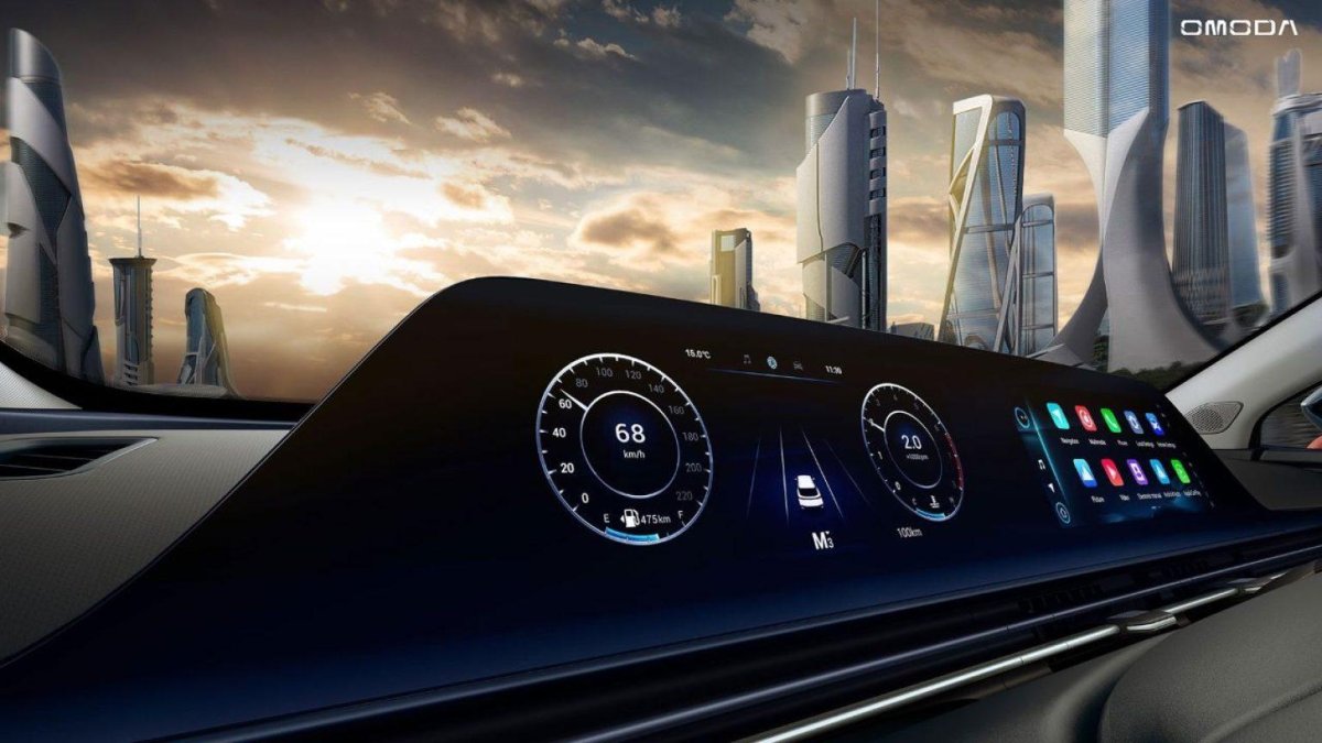 Omoda приборная панель