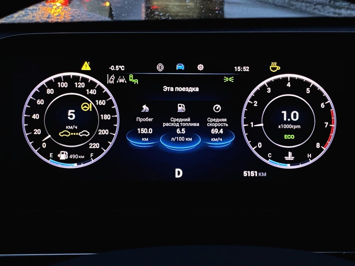 Omoda s5 панель приборов