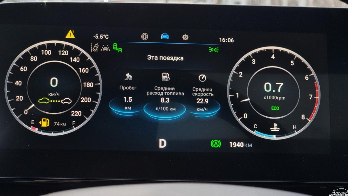 Омода с5 приборная панель