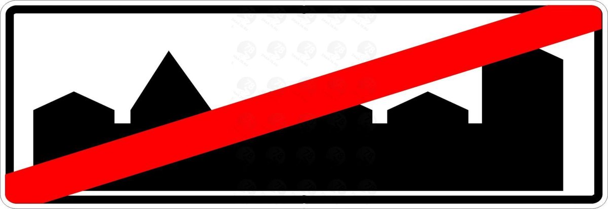 Знак 5.24.1 конец населенного пункта