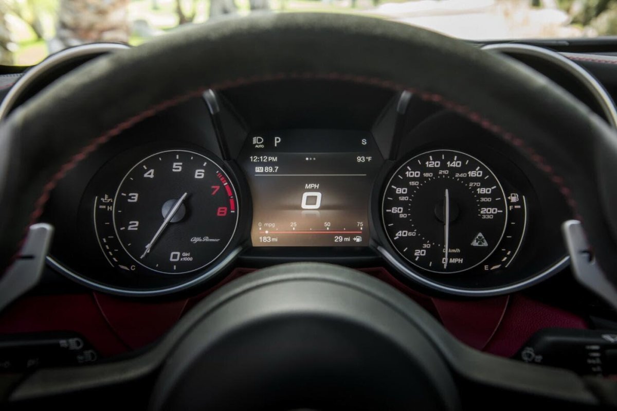 Приборная панель Альфа Ромео