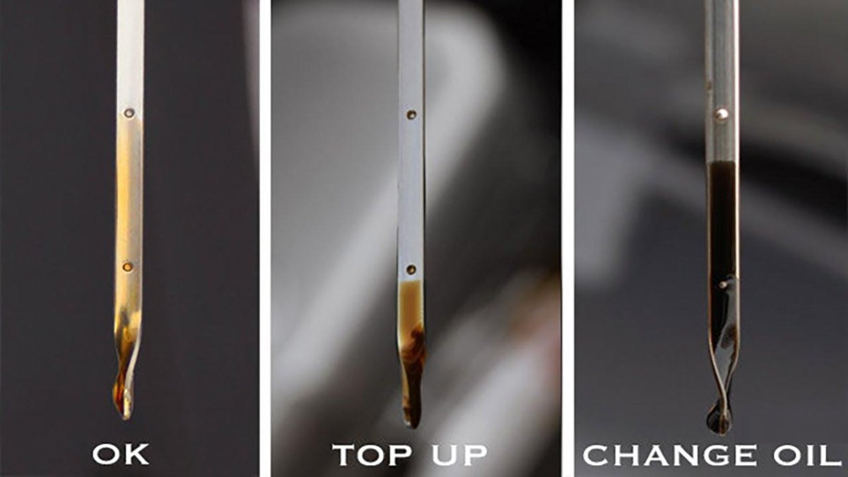 Норма моторного масла на щупе