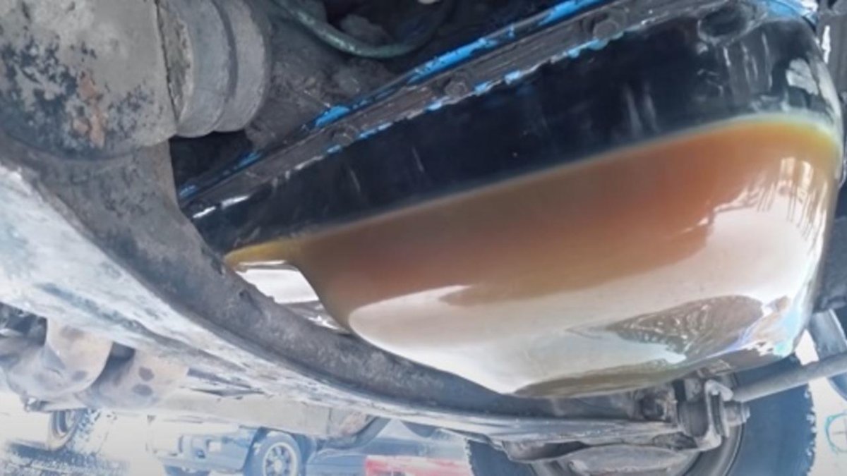 Замерзло масло в поддоне