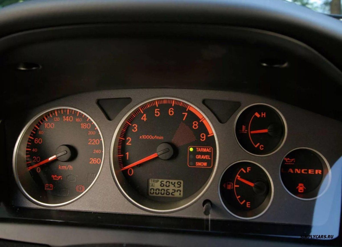 Приборка Лансер 9 Эво