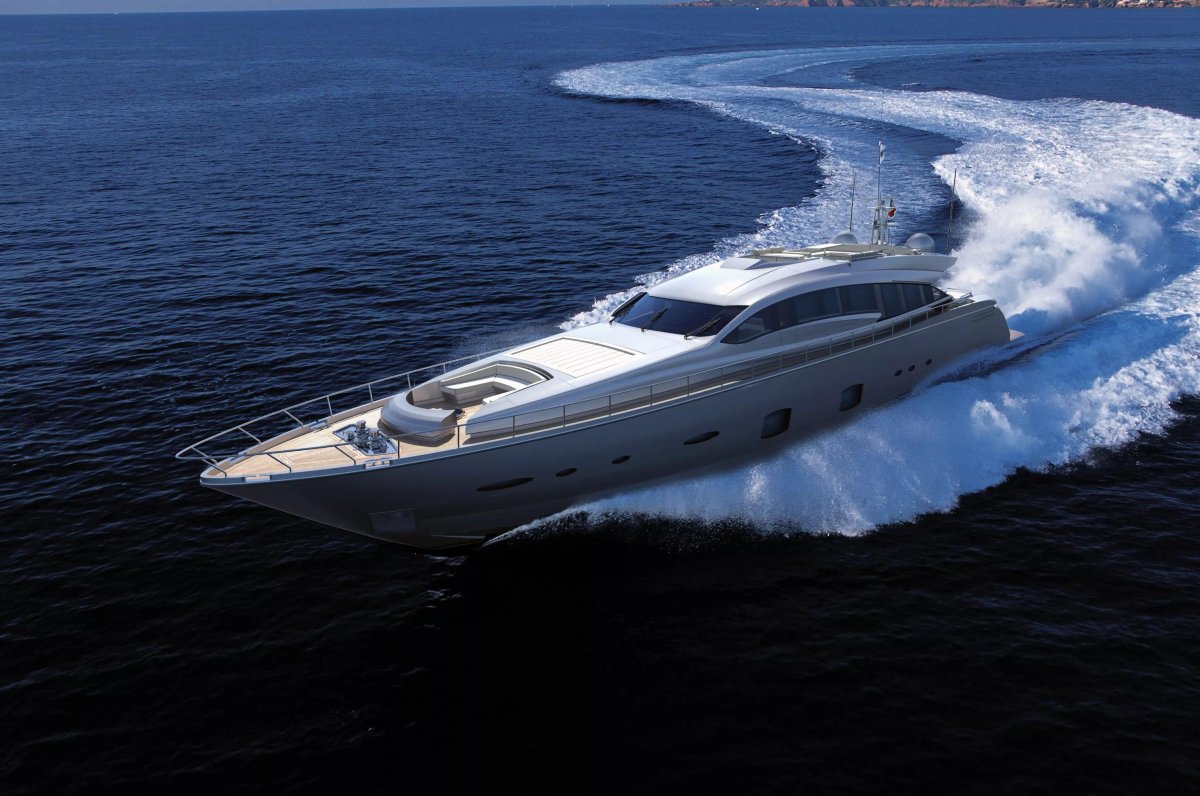 Яхта моторная Першинг