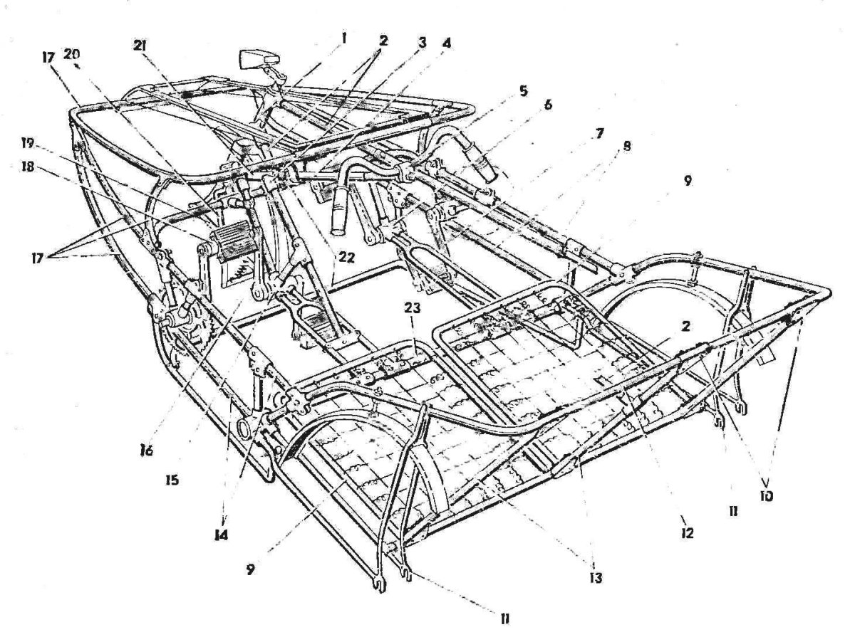 Lancia Delta s4 чертеж рамы