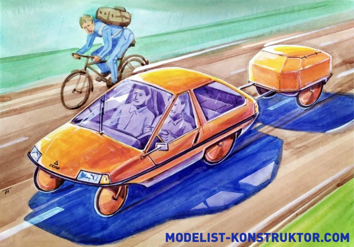 Веломобиль Берг чертежи