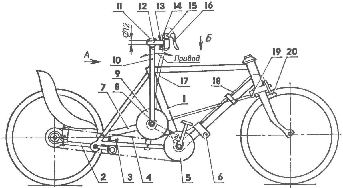 Веломобиль Берг чертежи