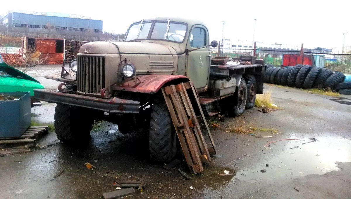 ЗИЛ 157 брошенный
