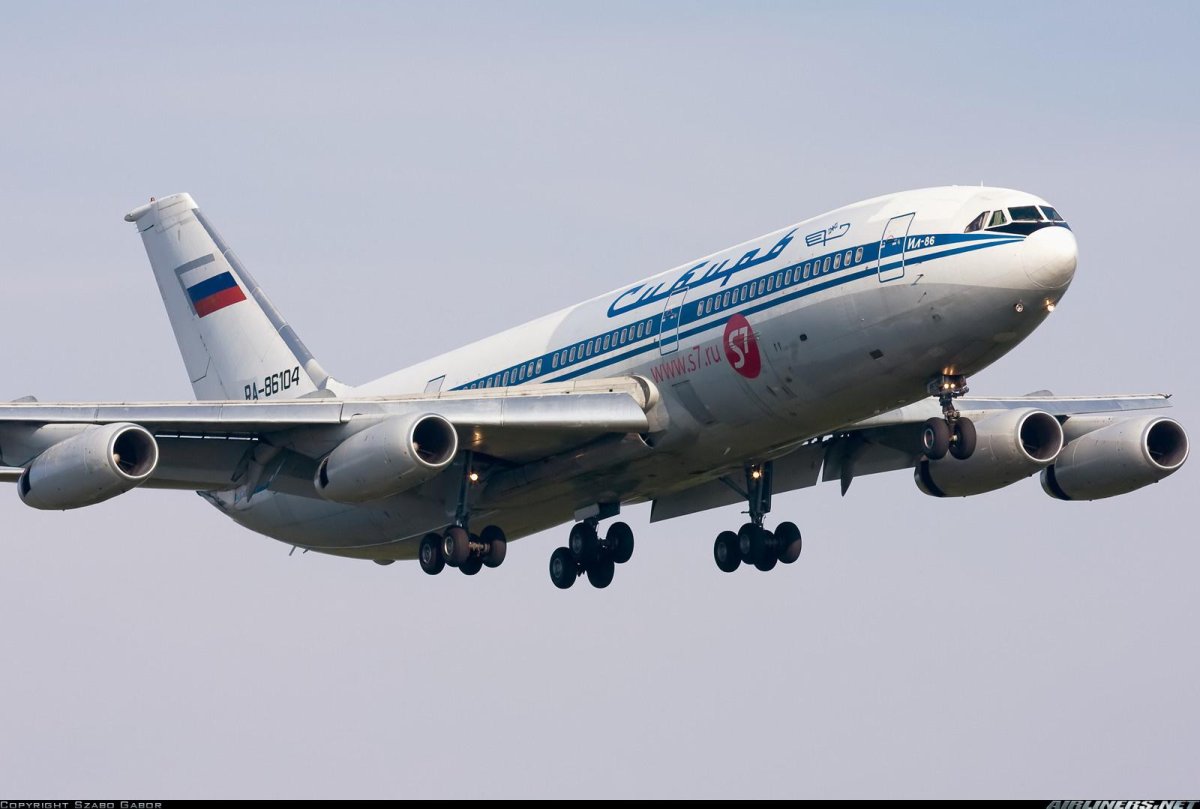 Ил 86 s7 Airlines