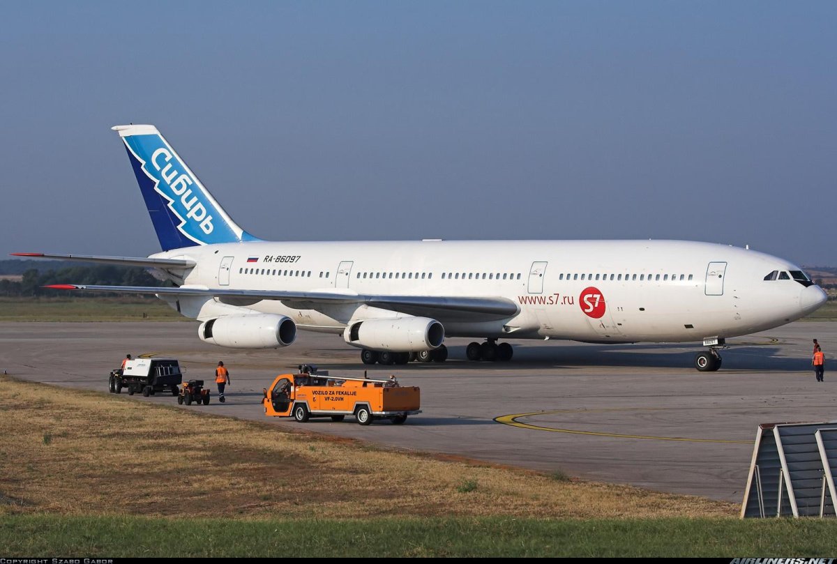 Ил 86 s7 Airlines