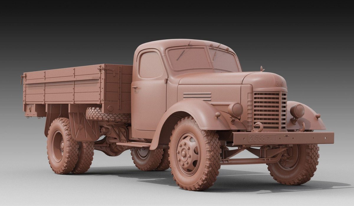 ЗИЛ 164 из бумаги