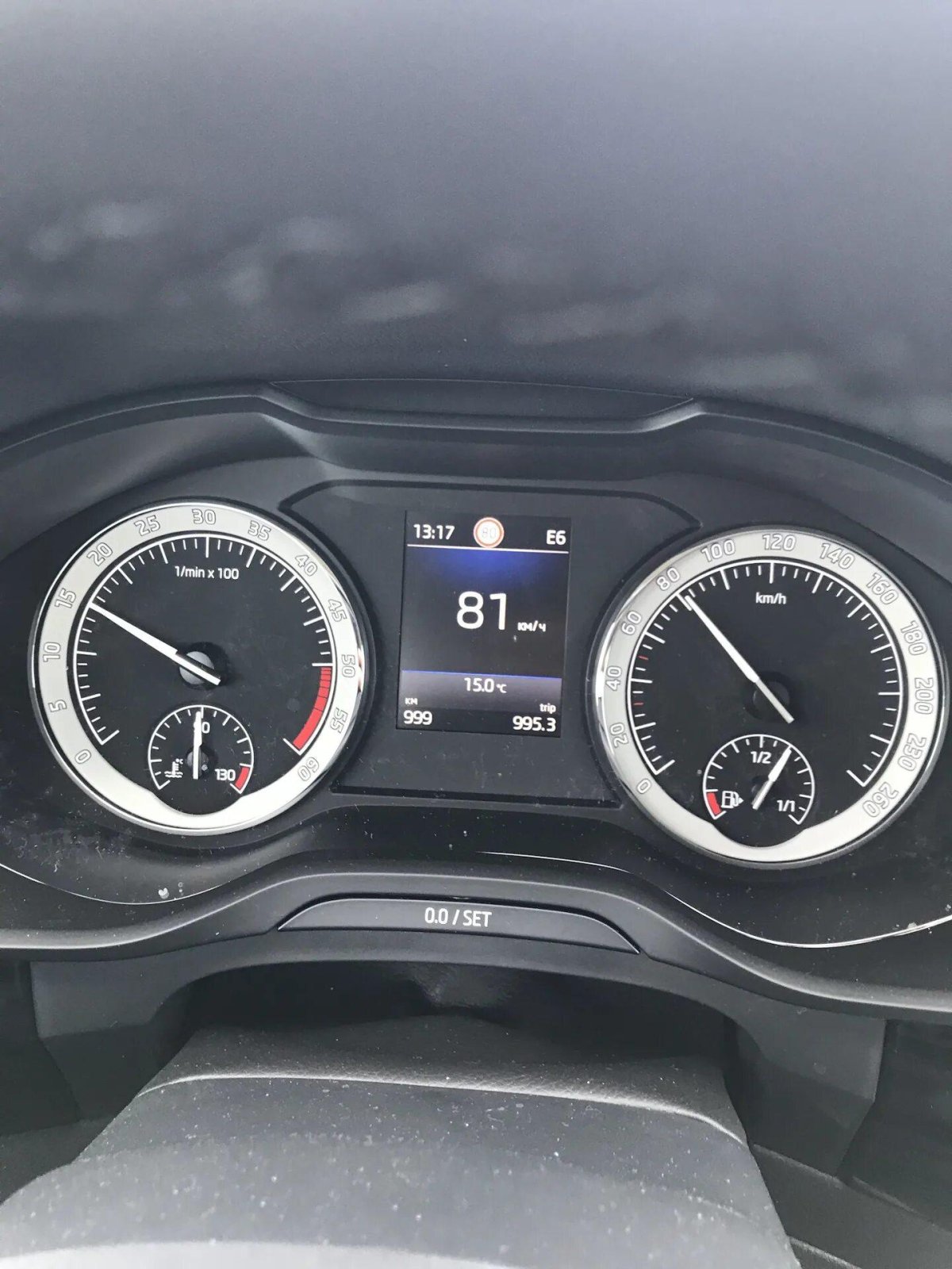 Приборная панель Skoda Kodia