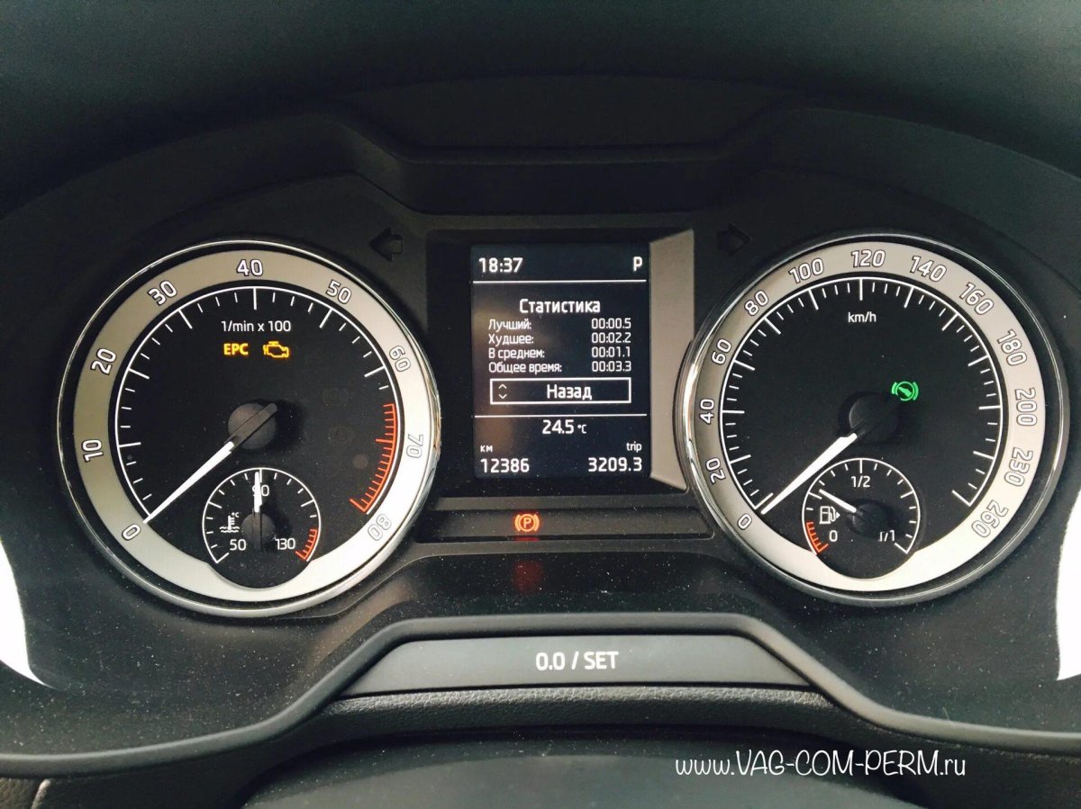 Панель приборов Шкода Рапид 2021