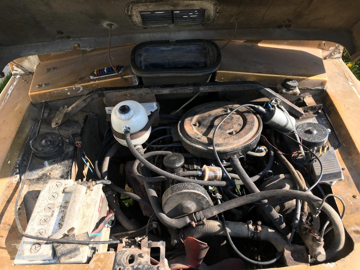 Проводка под капотом Ока