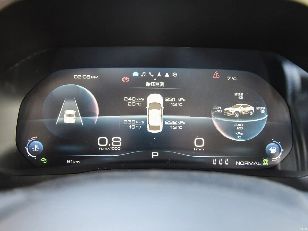 Цифровая панель приборов 7 Хавал ф7