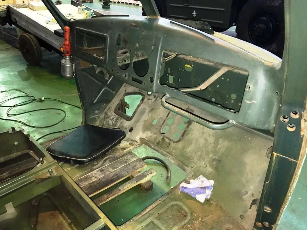 ЗИЛ 157 внутри