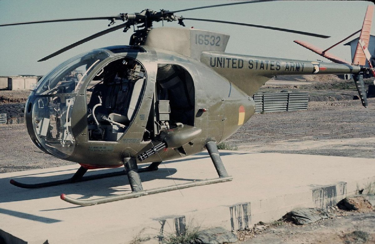 Hughes Oh 6 Cayuse вертолёты США