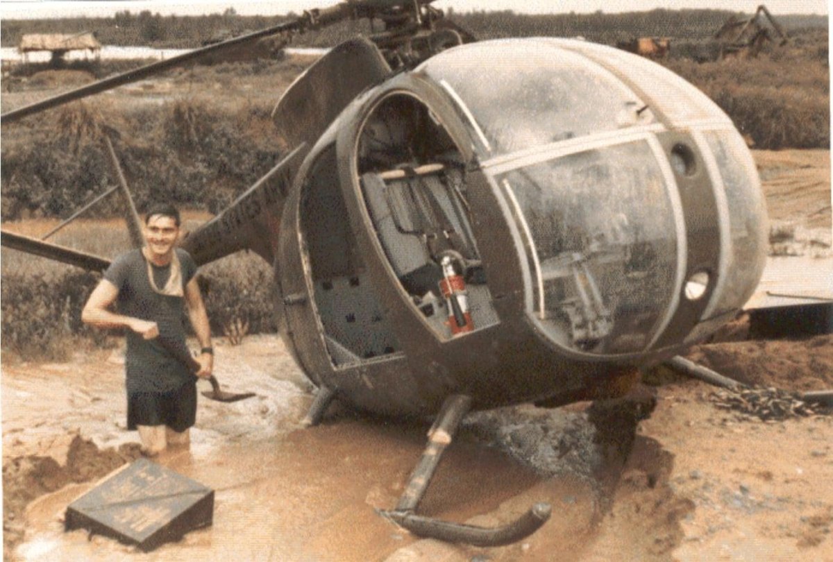 Вертолет Oh-6 Cayuse во Вьетнаме