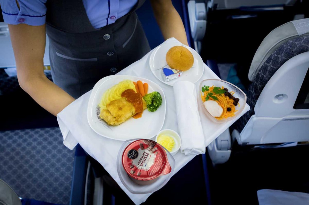 Еда в самолете бизнес класс