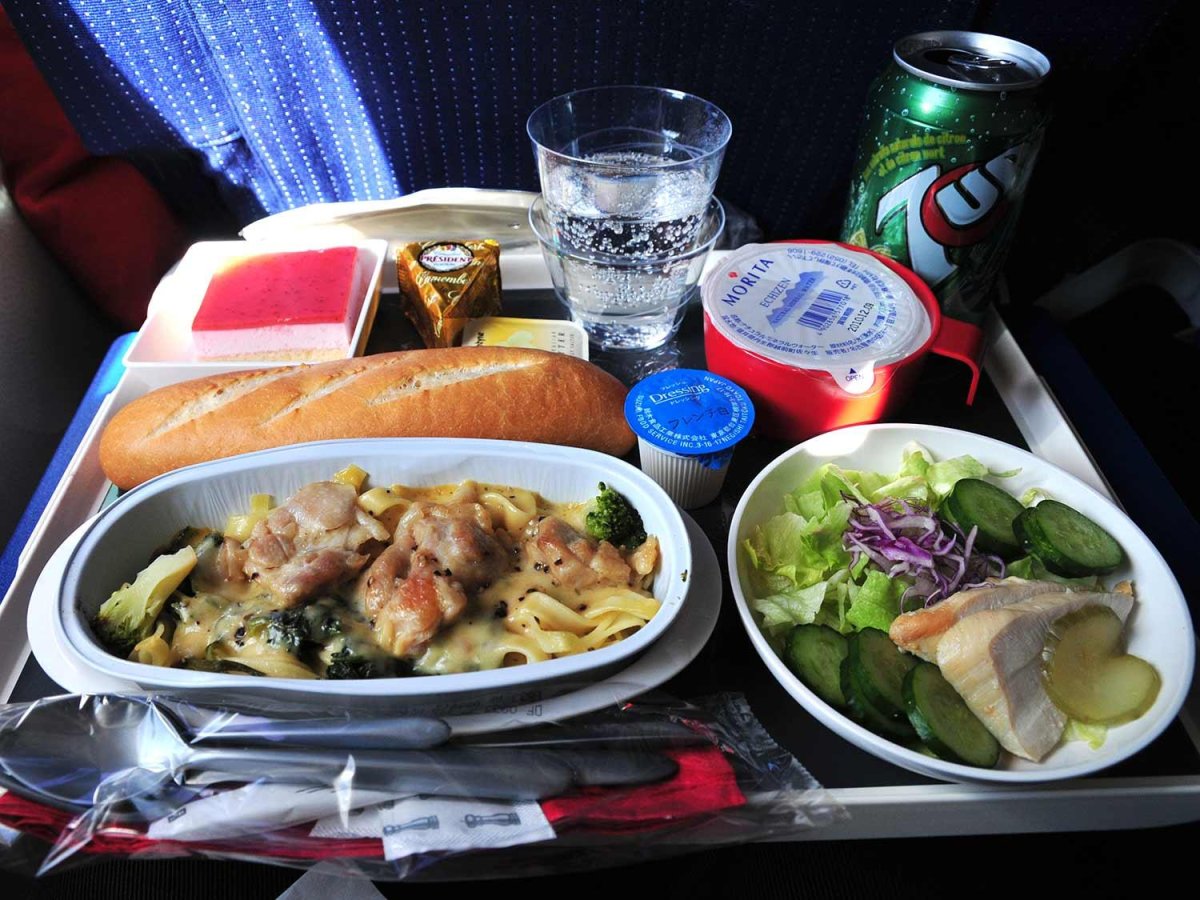 Еда в самолете бизнес класс