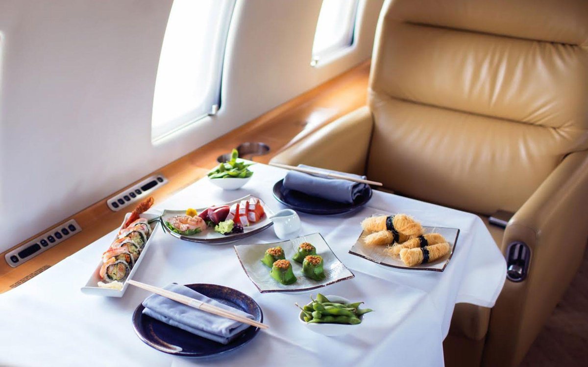 Бортовое питание бизнес класс