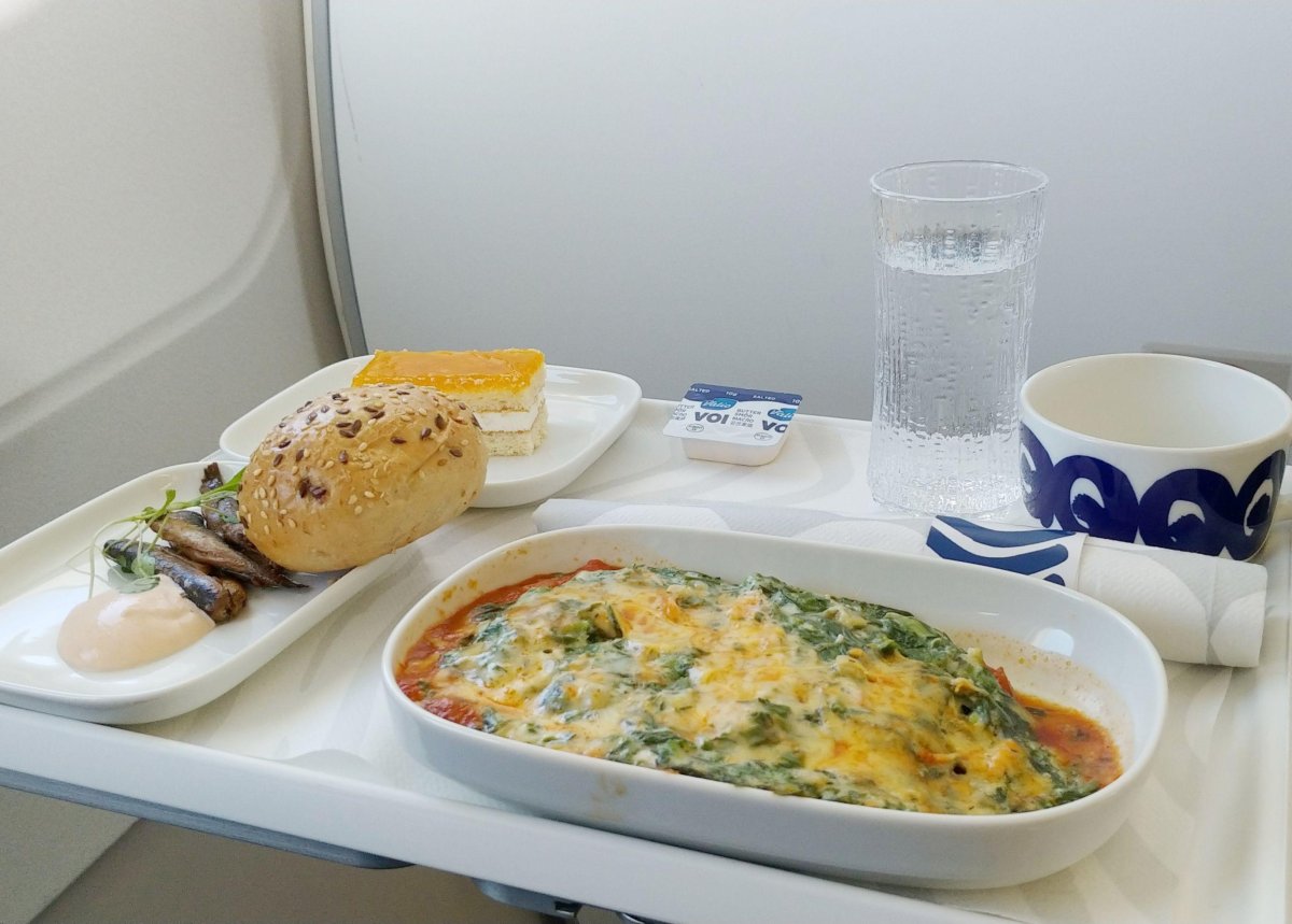 Finnair еда