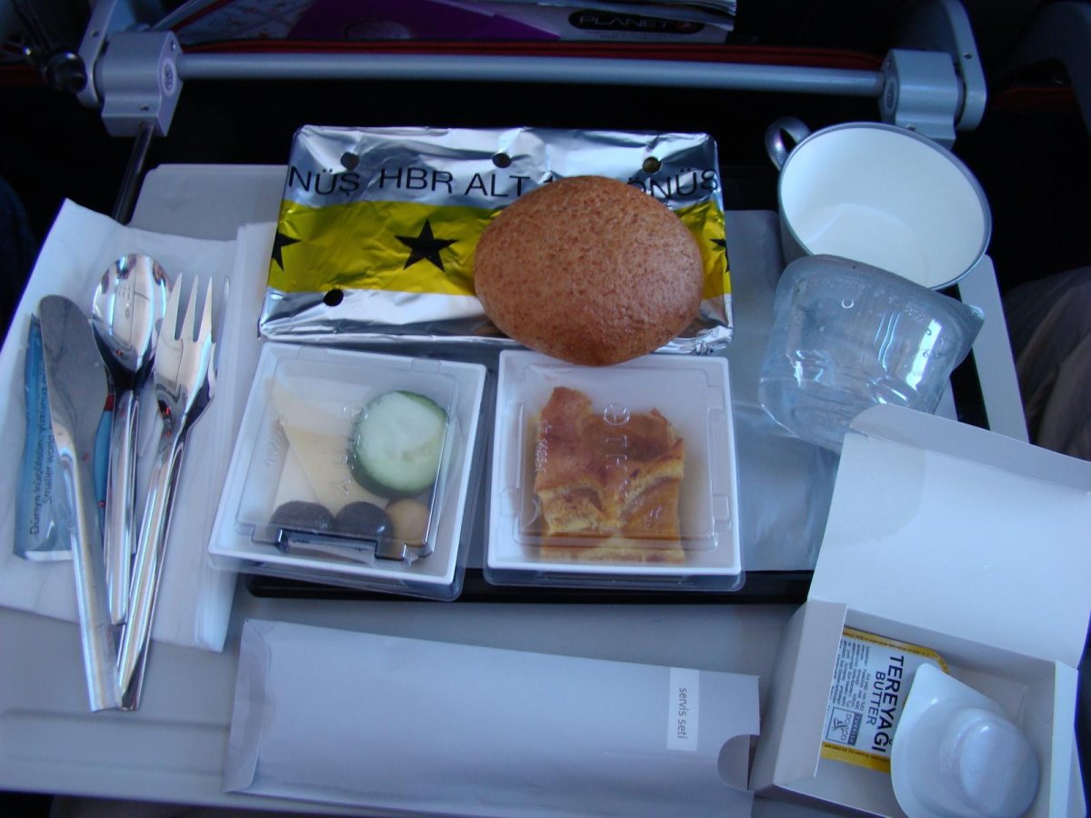 Завтрак в самолете
