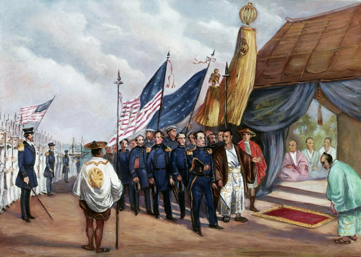 Коммодор Перри открытие Японии