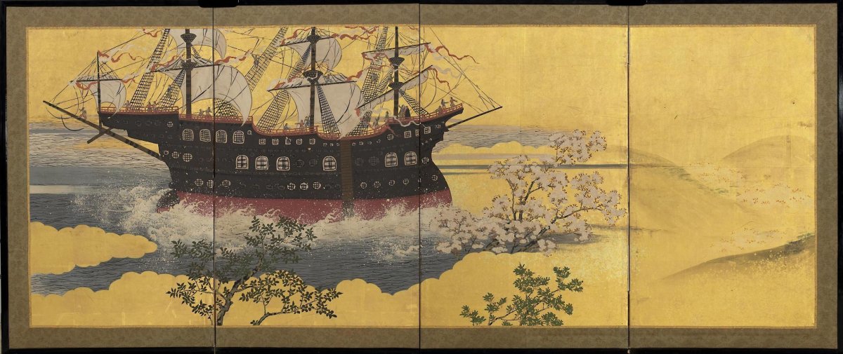 Коммодор Перри японская гравюра