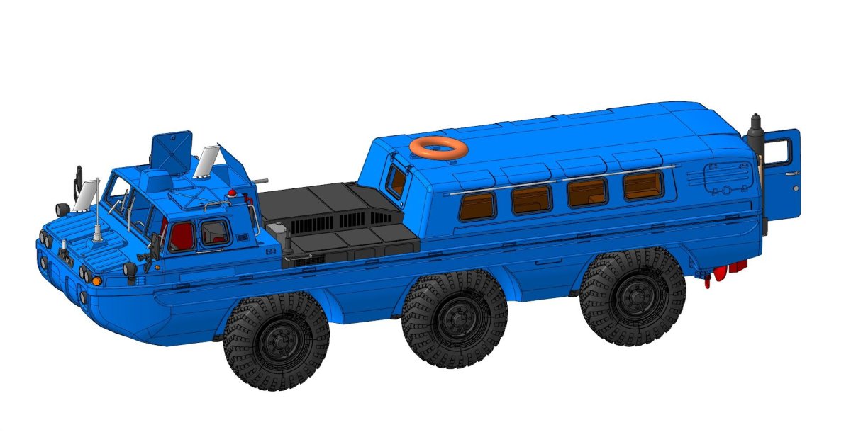 Шнекоход ЗИЛ 2906