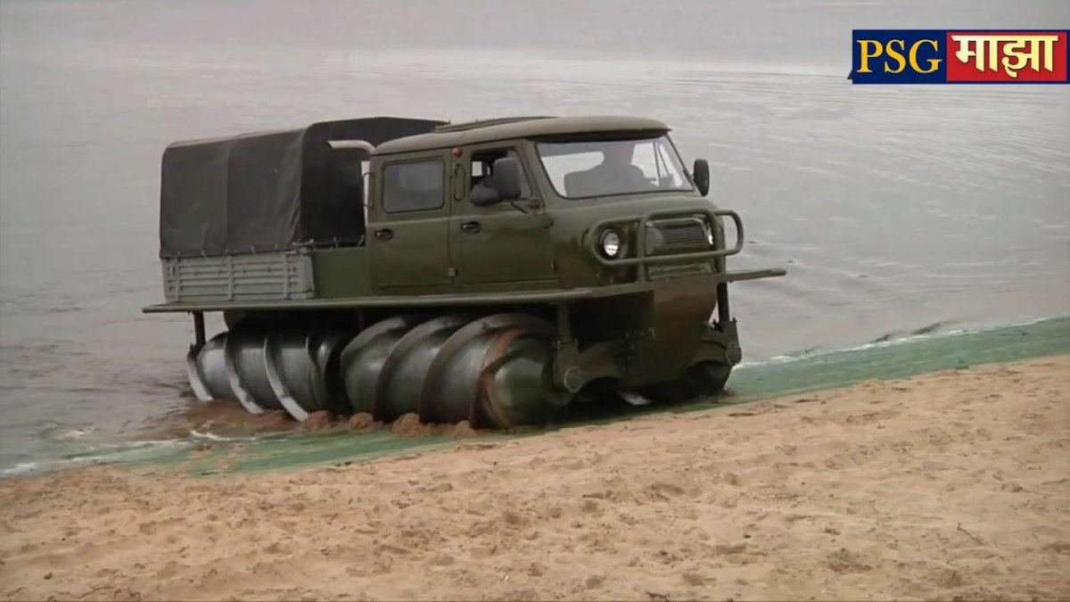 Вездеход-амфибия шнекоход ЗВМ 2901