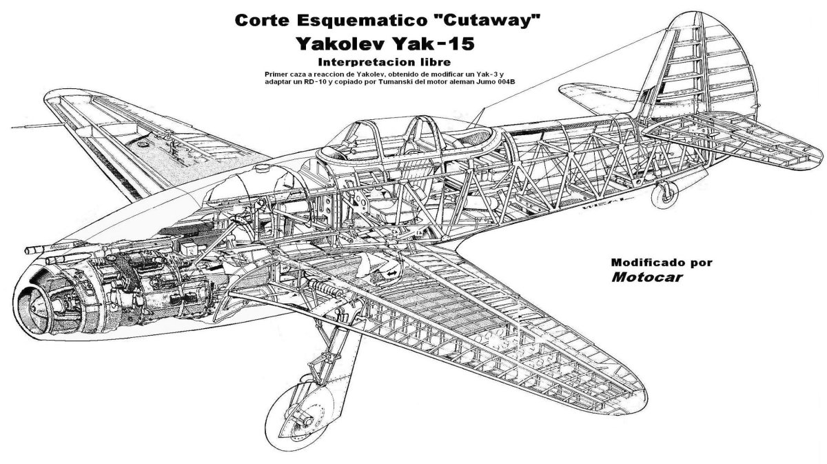 Миг 15 Компоновочная схема