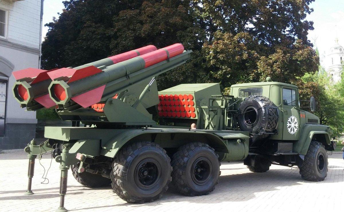 Система залпового огня Чебурашка