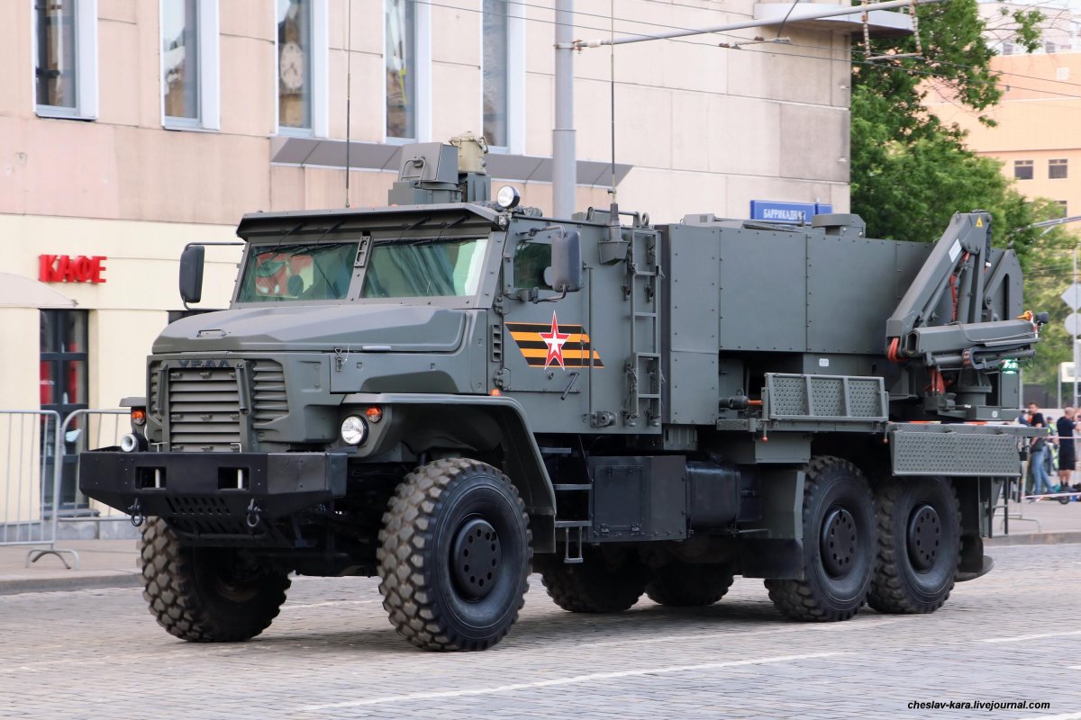 ТОС-2 Тосочка на колесном шасси Урал-63706