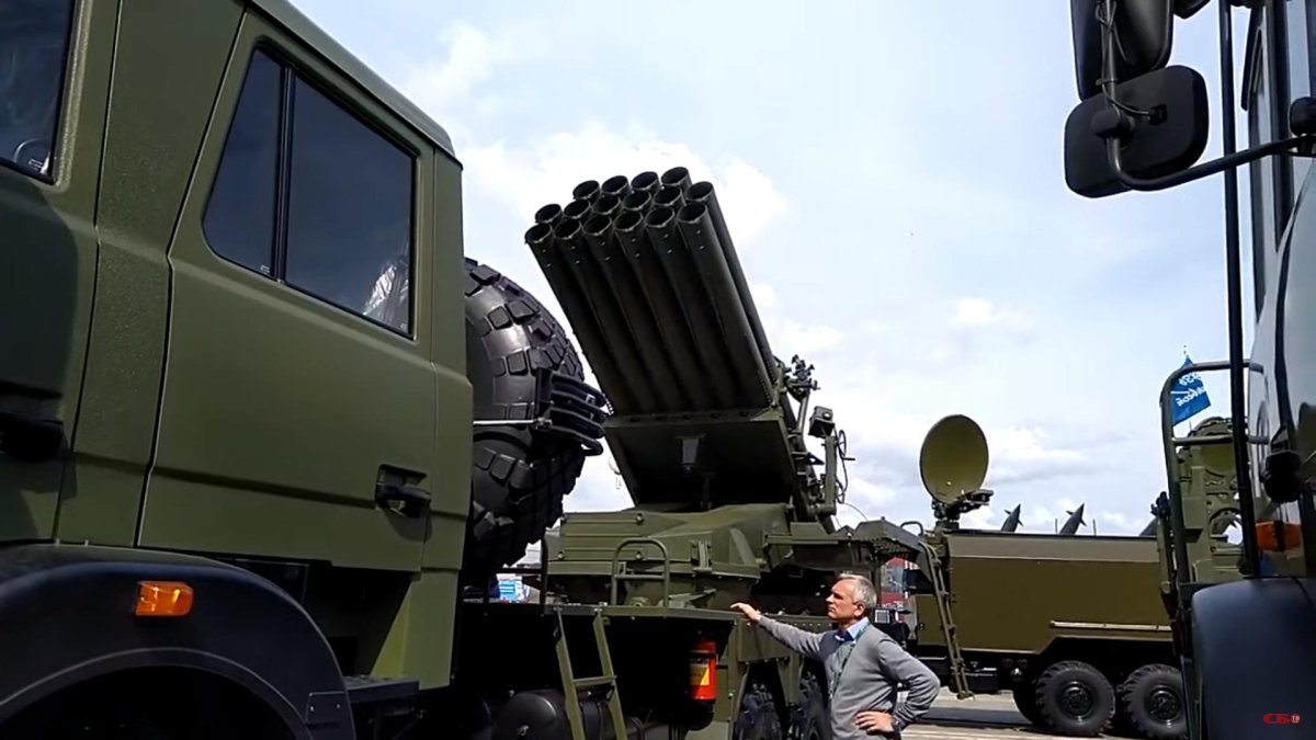 Боевая машина 9п140 РСЗО