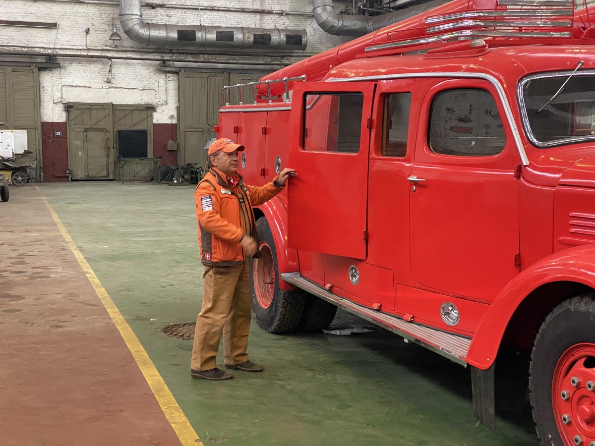 ЗИЛ 151 пожарная машина