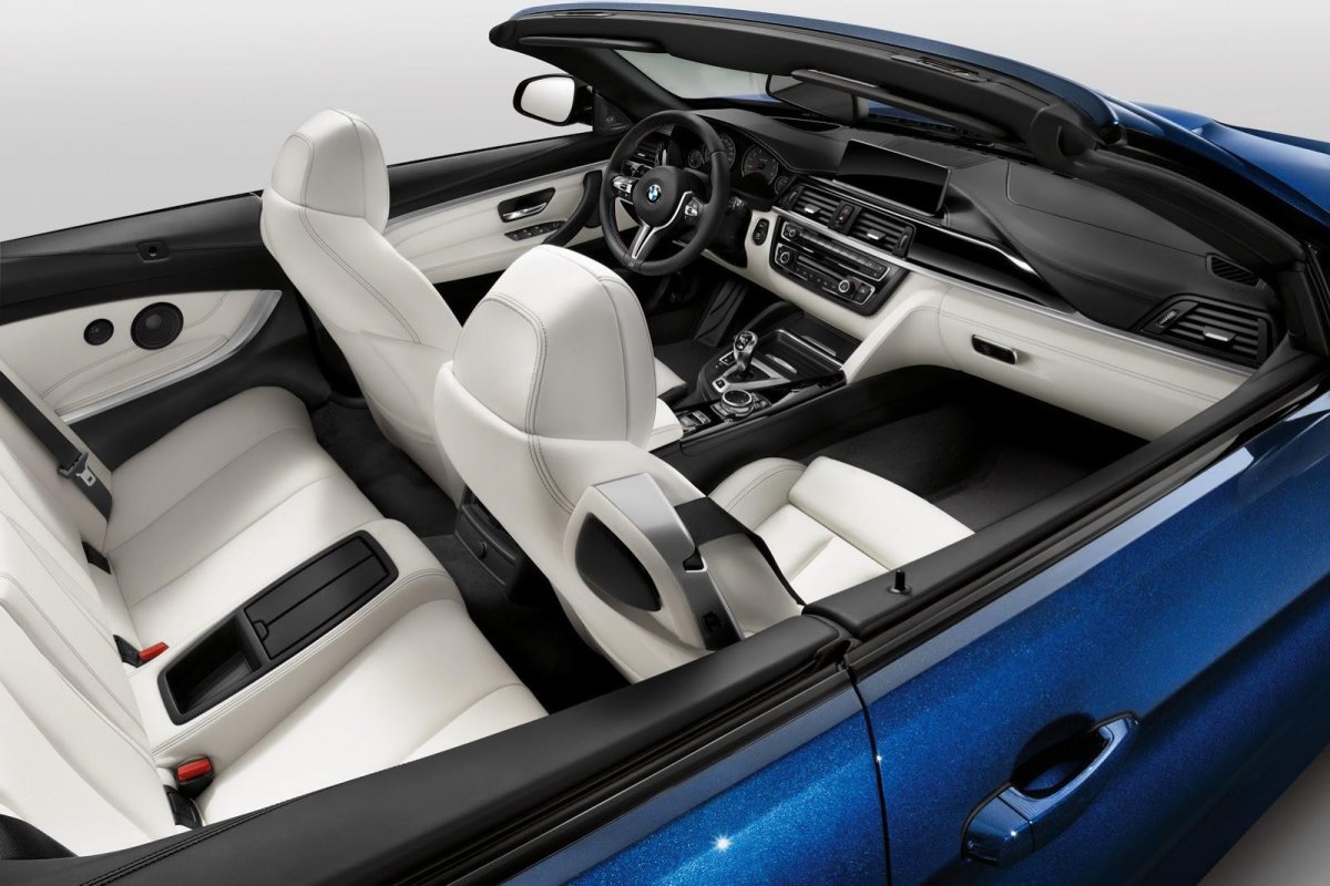 БМВ м4 кабриолет салон