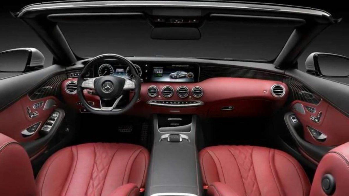 Мерседес s63 AMG Cabriolet салон