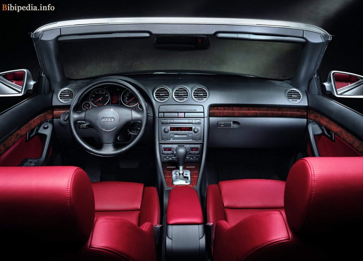 Audi a4 b6 Cabrio салон