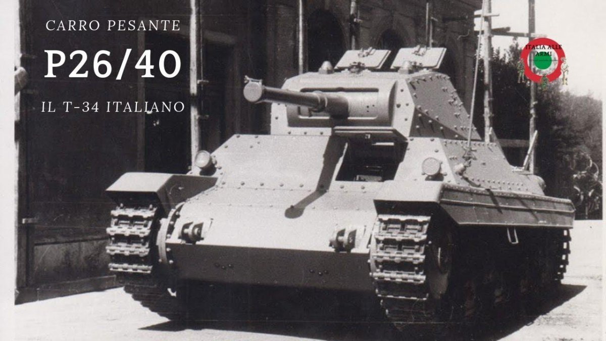 Итальянский танк carro armato p26/40