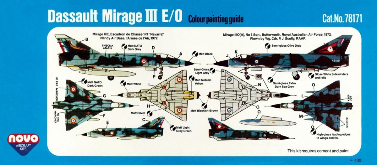 1/72 Mirage III novo