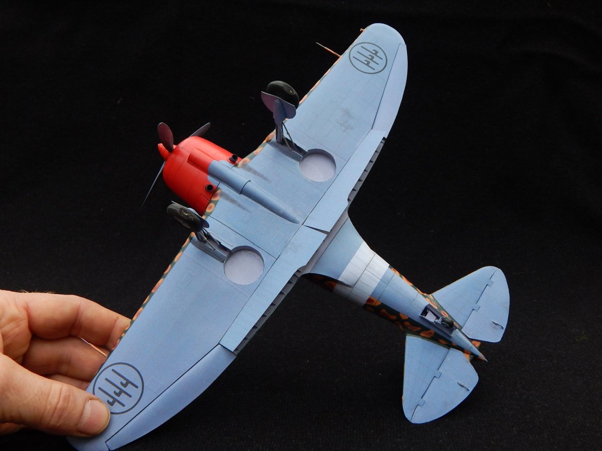 Reggiane re.2000 Falco модель из бумаги